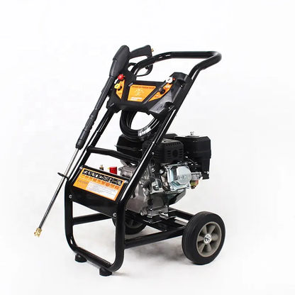 6.5HP Petrol High Pressure Washer (Up to 2500PSI) - with Hose Reel & 5 Nozzles