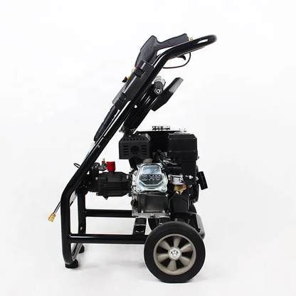 6.5HP Petrol High Pressure Washer (Up to 2500PSI) - with Hose Reel & 5 Nozzles