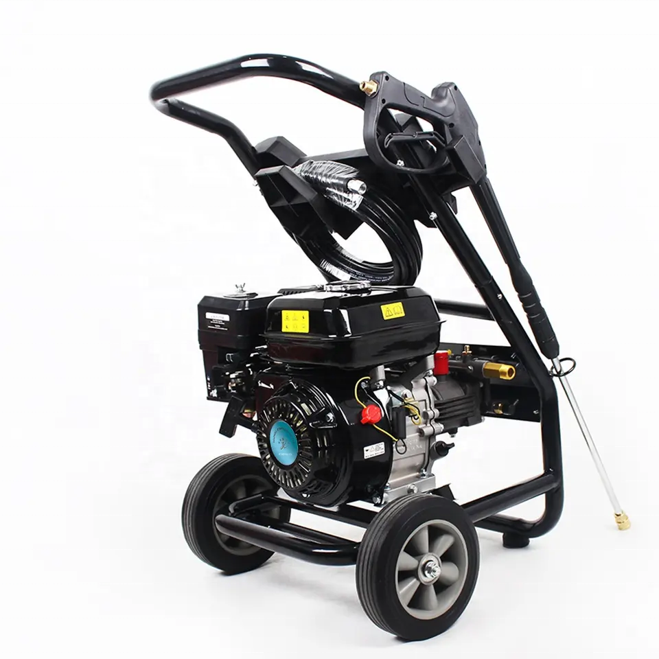 6.5HP Petrol High Pressure Washer (Up to 2500PSI) - with Hose Reel & 5 Nozzles